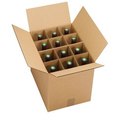 Коробки для бутылок с комплектующими